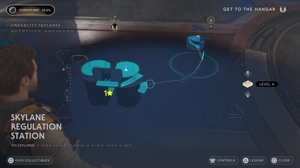 Star Wars Jedi Survivor Skylane Regulation Station Database Location Map