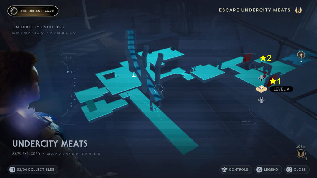 Star Wars Jedi Survivor Undercity Meats Essences Locations Map