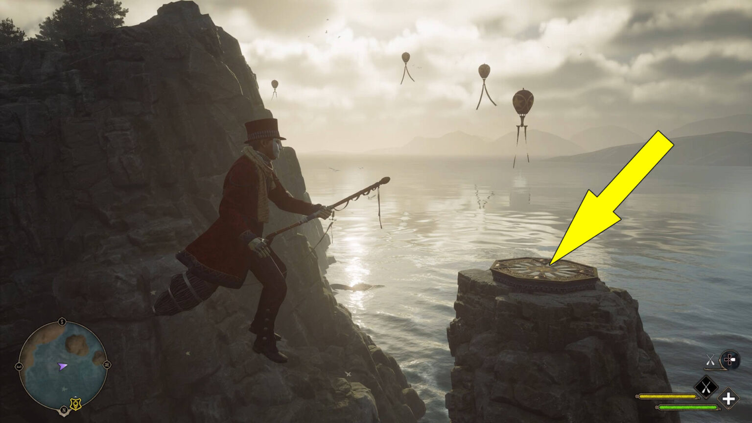 Manor Cape Landing Platform Locations Hogwarts Legacy