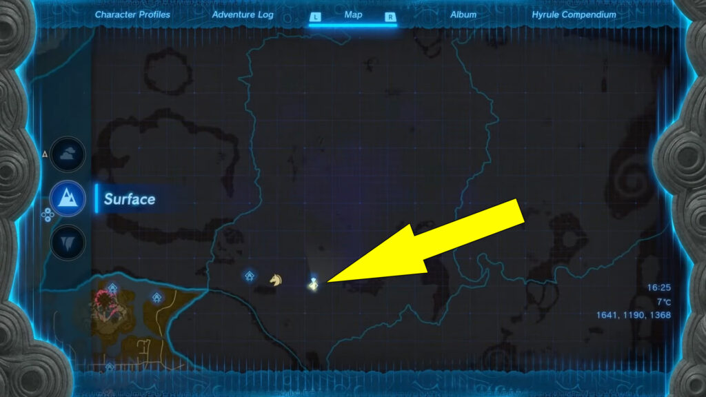 legend of zelda tears of the kingdom eldin canyon skyview tower location map - GameClubz