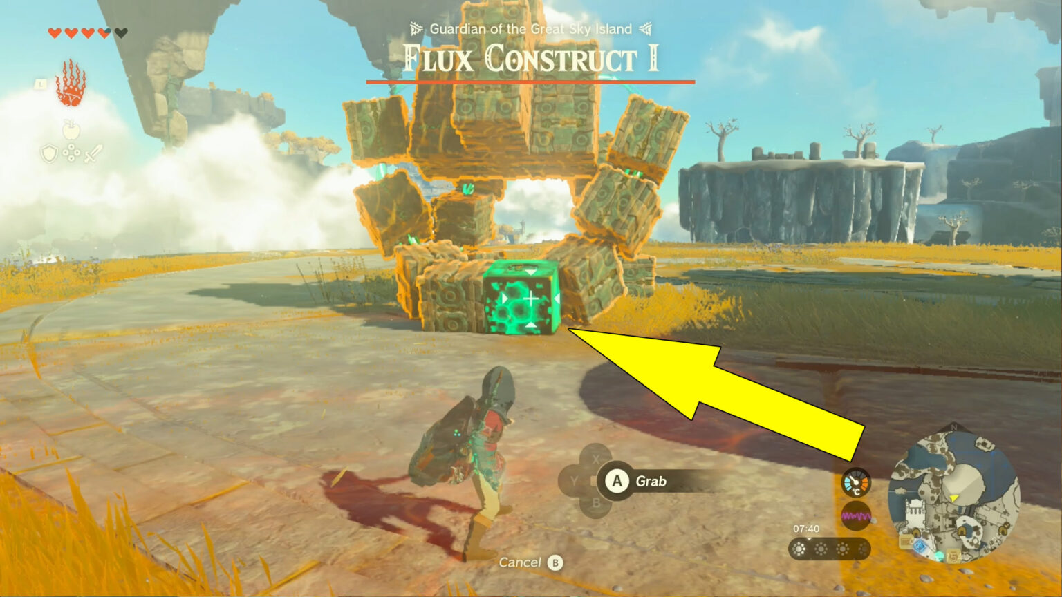 How To Beat Flux Construct 1 Zelda Tears Of The Kingdom