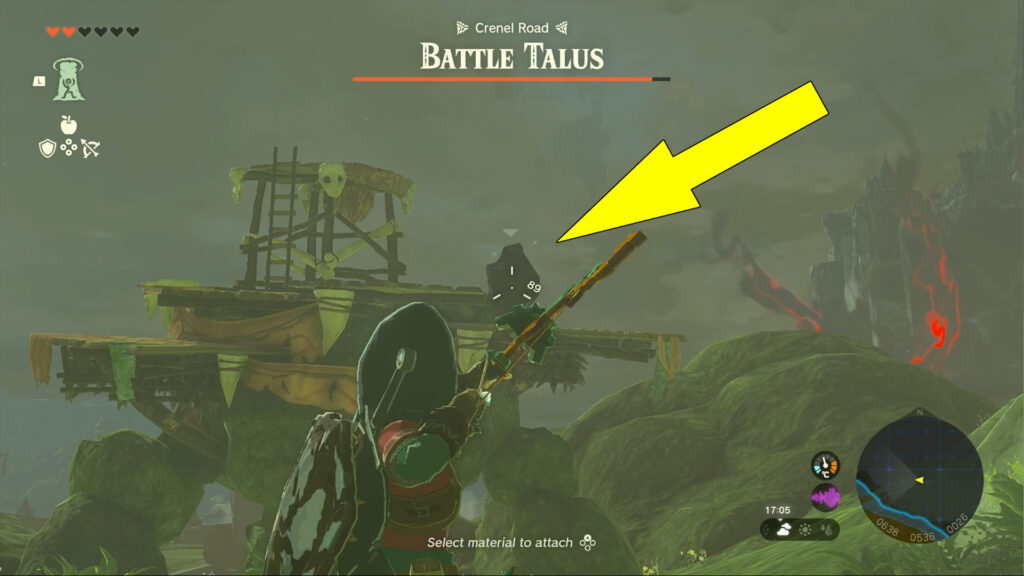 Battle Talus Black Crystal Weak Spot