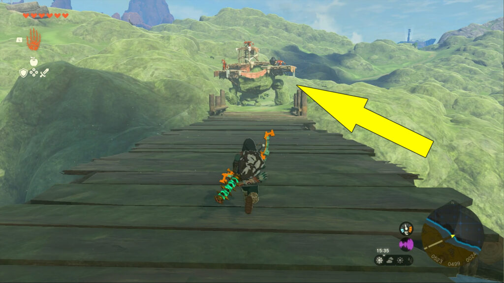 Battle Talus On The Orsedd Bridge In Zelda Tears Of The Kingdom