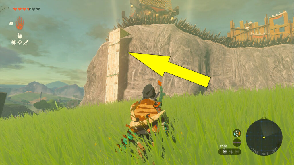 Wooden Structure To Hyrule Field Skyview Tower