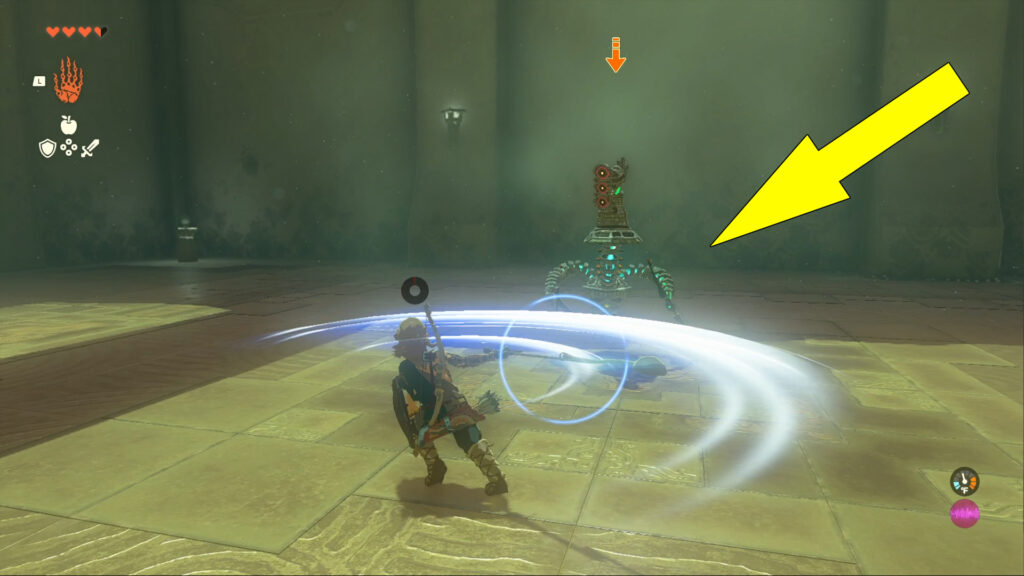Legend Of Zelda Tears Of The Kingdom Kyononis Shrine Puzzle Charged Attack