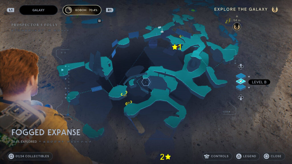Star Wars Jedi Survivor Fogged Expanse Essences Locations Map
