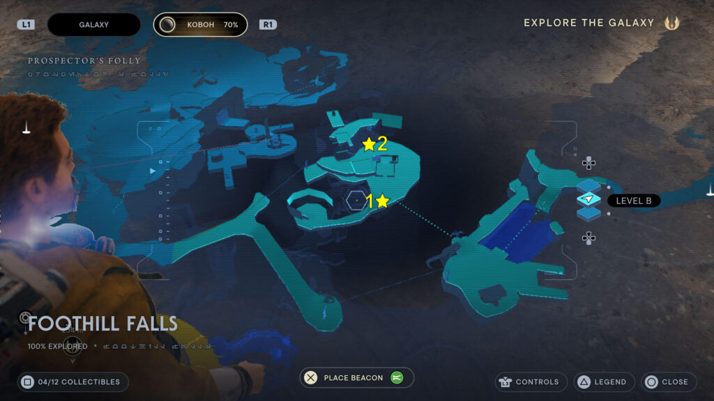 Star Wars Jedi Survivor Foothill Falls Seed Pods Locations Map