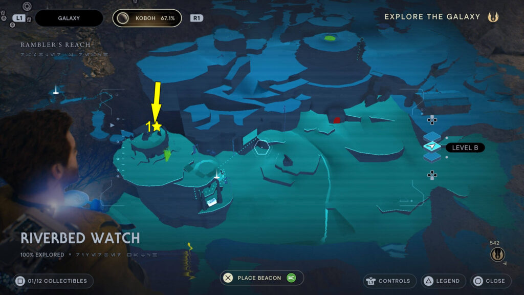 Star Wars Jedi Survivor Riverbed Watch Essence Location Map