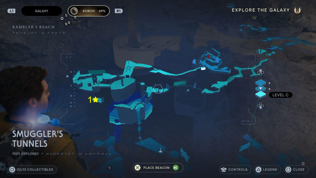 Star Wars Jedi Survivor Smugglers Tunnels Force Tear Location Map
