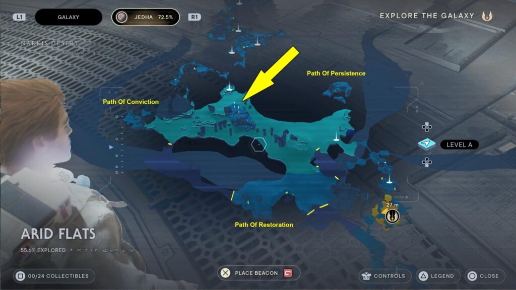 Star Wars Jedi Survivor Treasures Locations Display Map Upgrade