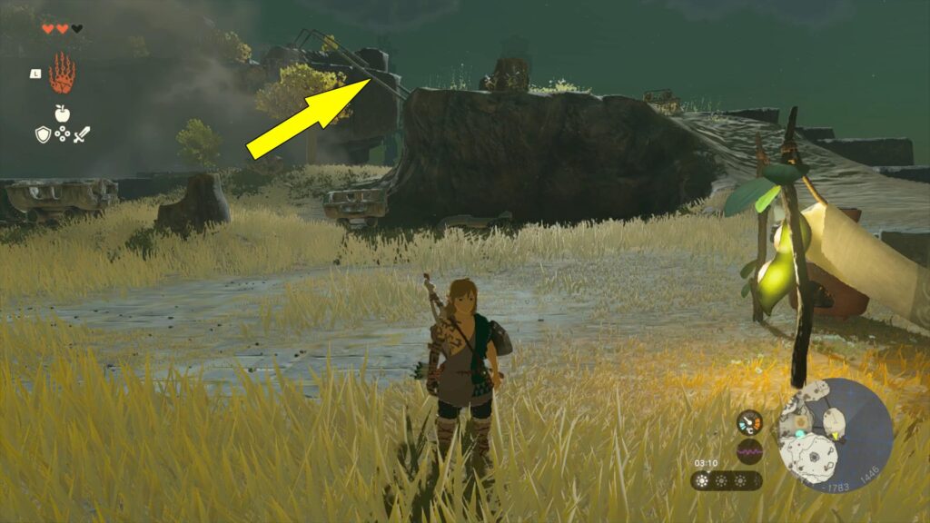 Zelda Tears Of The Kingdom Great Sky Island Broken Railway Location