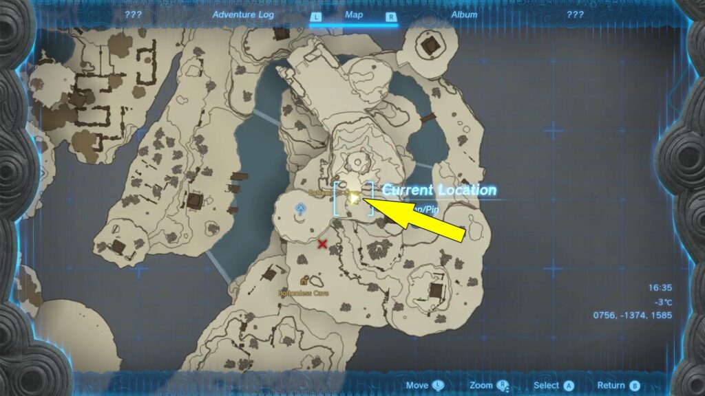 Zelda Tears Of The Kingdom Hollow Tree Stones Circle Puzzle