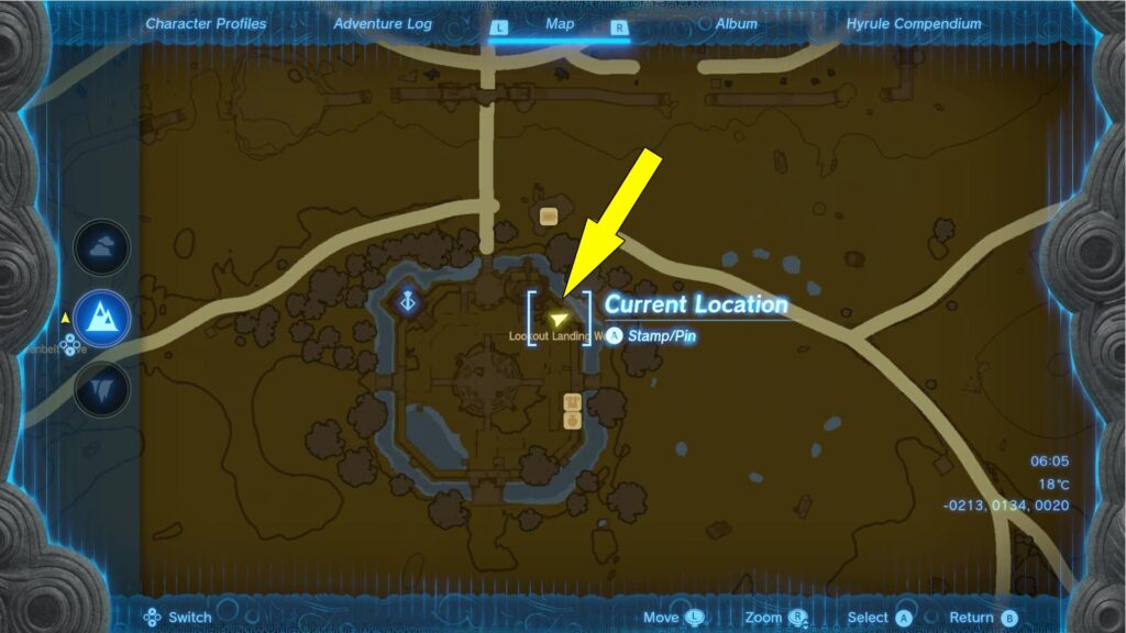 Legend Of Zelda Tears Of The Kingdom Lookout Landing Well