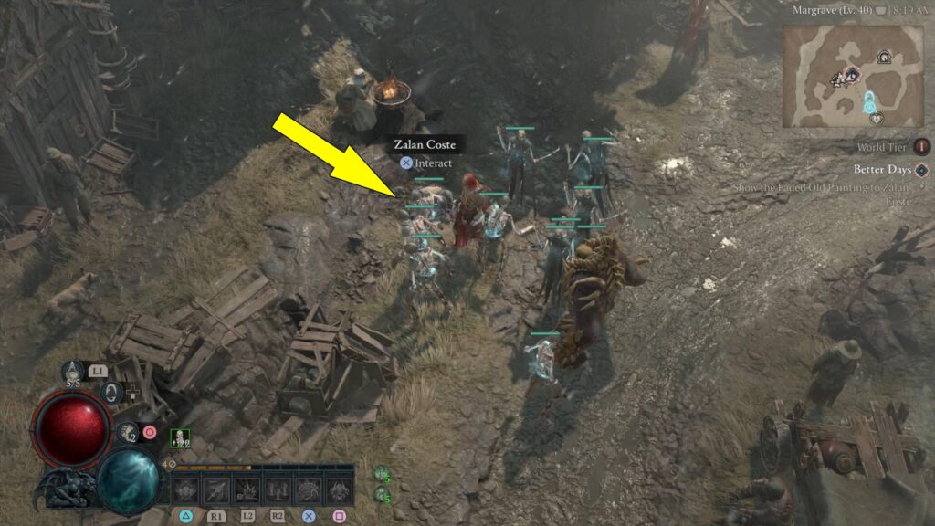 Bring the Faded Old Painting to Zalan Coste in Margrave