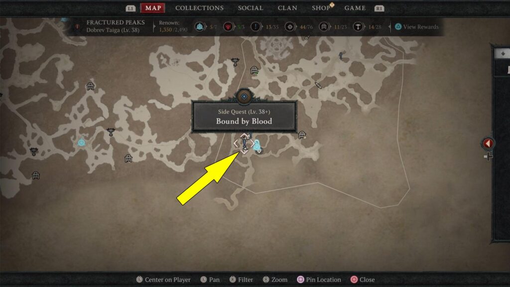 Find Latchan in Margrave and talk to him to start the Diablo 4 Bound by Blood side quest,