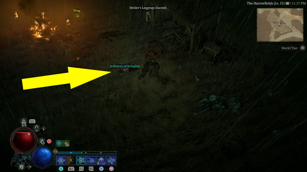 Where to Find History of Scosglen in Diablo 4