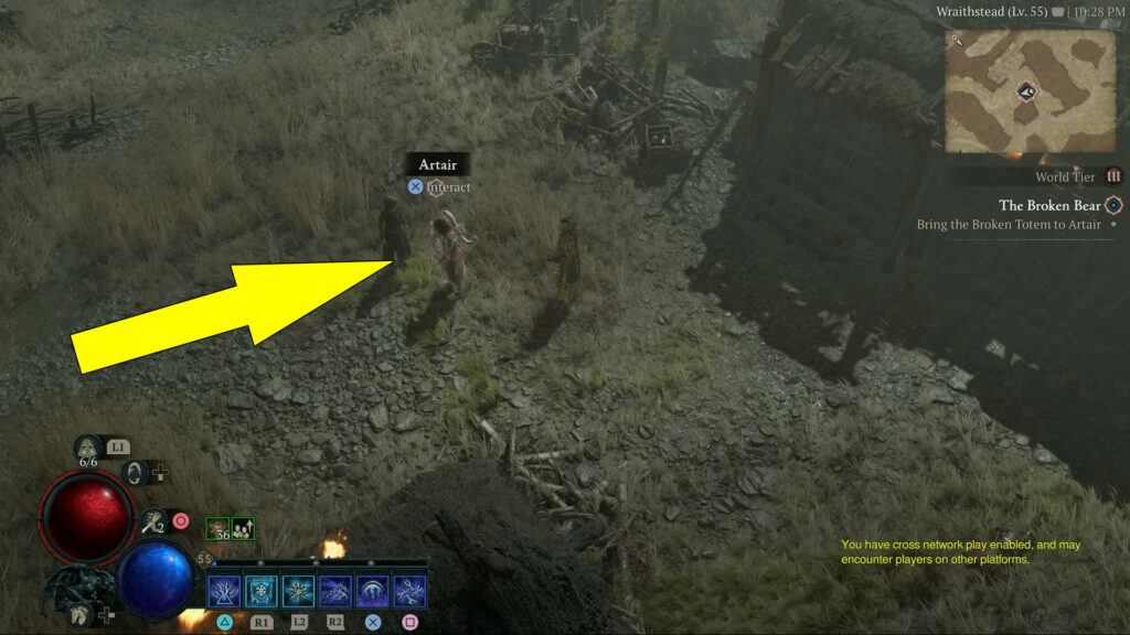 D4 NPC Artair Location