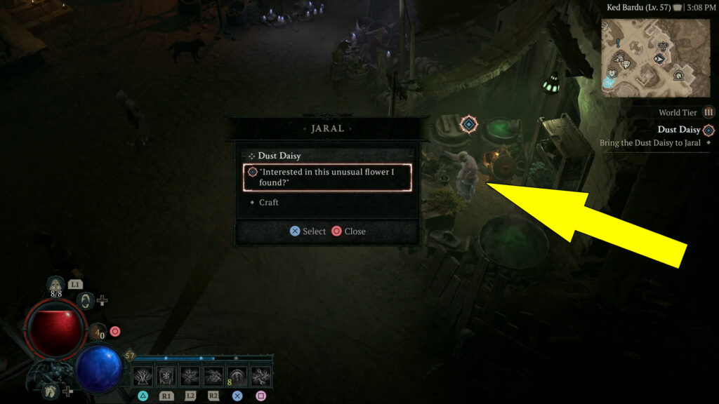 D4 NPC Jaral Location