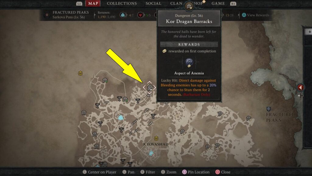 Diablo 4 Forgive Me side-quest starts inside Kor Dragan Barracks.