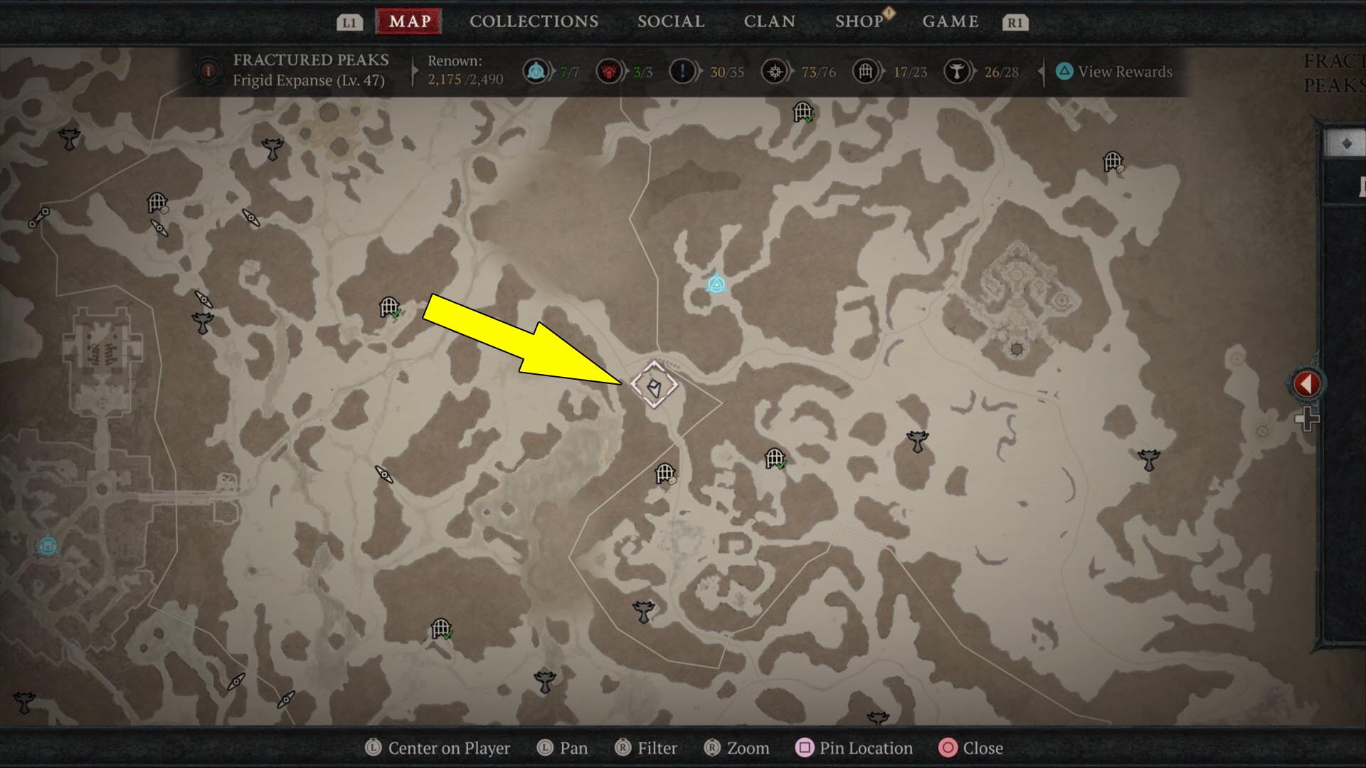 Gory Display Warrior's Chain Quest Location Guide Diablo 4