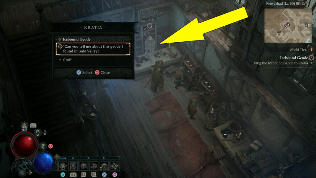 Diablo 4 NPC Kratia Location
