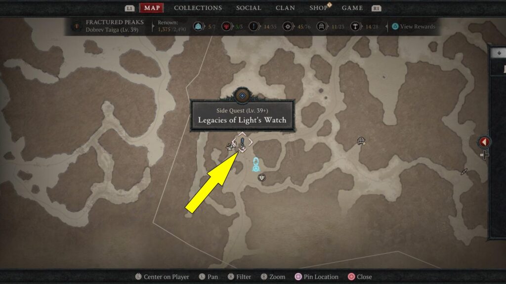 To start Diablo 4 Legacies of Light’s Watch quest talk to Zalan Coste in Margrave
