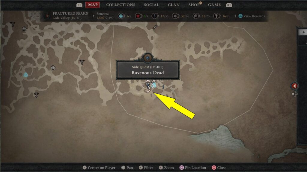 To start Diablo 4 Ravenous Dead side-quest visit Yelesna and find Olesia near the southern gate.
