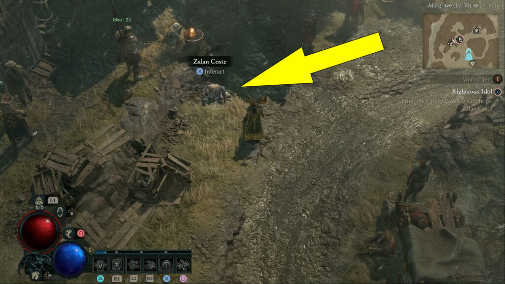 Where To Find Zalan Coste in Diablo IV