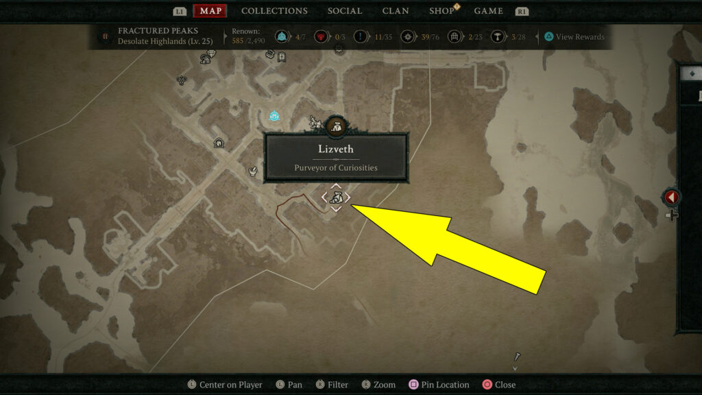 D4 Whispering Keys Shop Location