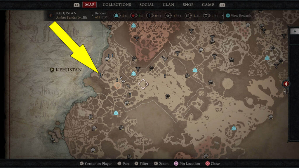 Diablo 4 The Pilgrim's Footsteps quest becomes available from the start of Act 4