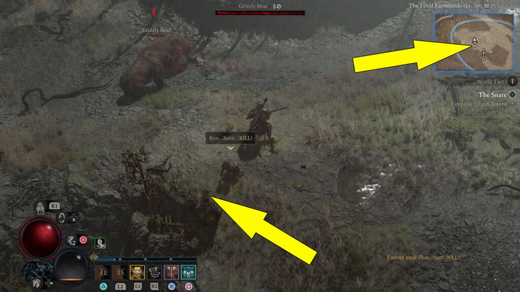The Druid Totem is found in The Fetid Farmlands