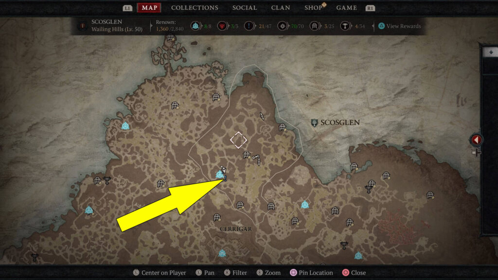 Diablo 4 The Starving Strand becomes available after completing the Dark Omen main-quest