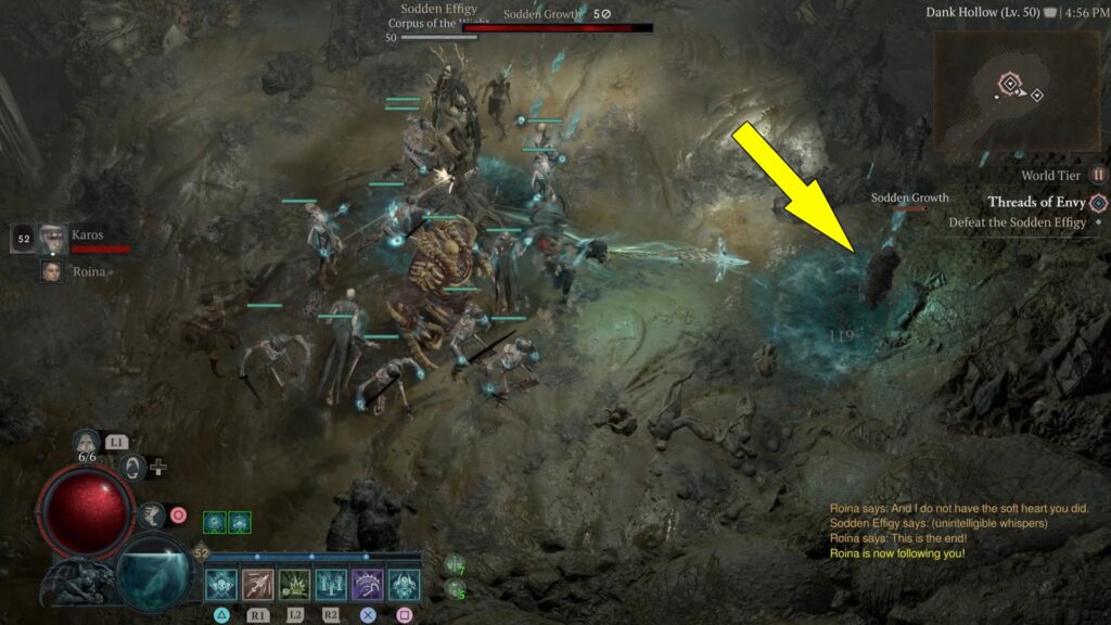 The Water Wight is waiting for you at the end of the Mithering Descent Dungeon