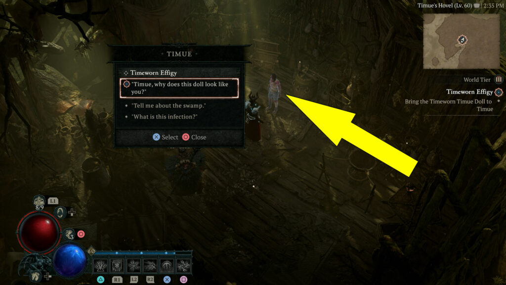 NPC Timue Location