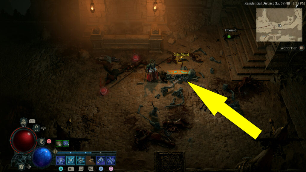 D4 Iron Wolf Sword Location