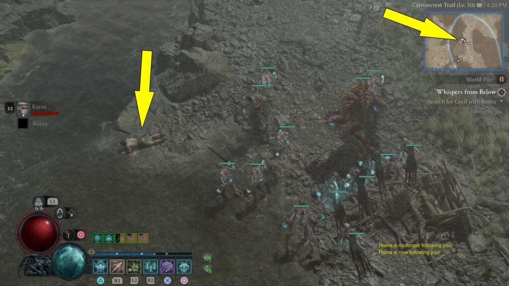 Look for Cecil by the river within the search area on your map