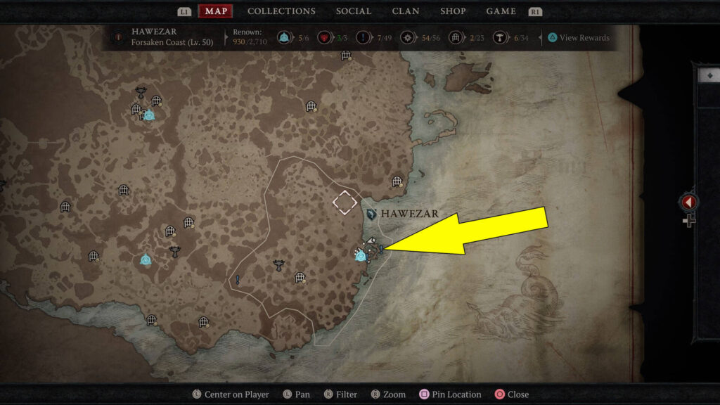 Diablo 4 Dead in the Water side-quest becomes available from the start of Act 5