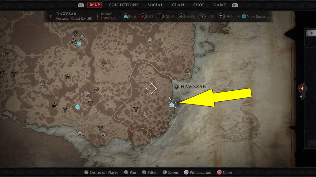 Diablo 4 Discretionary Spending becomes available after completing the Knee-Deep In Filth main-quest and The Greater Good side-quest