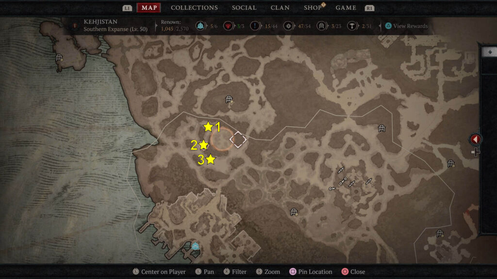 Sprinkle oats in three different spots to make the camel follow you