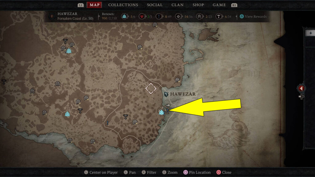 Diablo 4 The Greater Good becomes available after completing the Dead in the Water side-quest