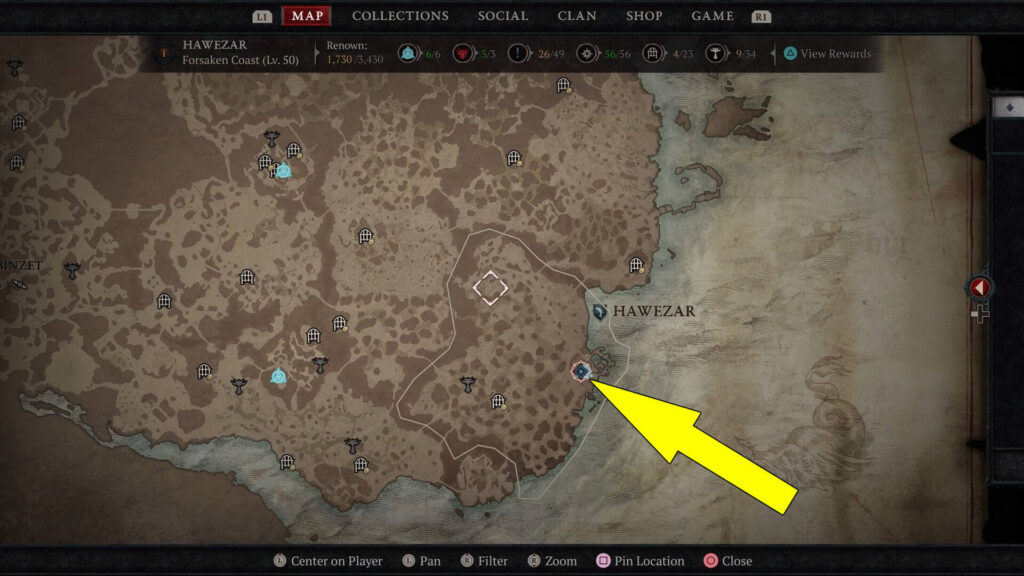 Diablo 4 Turbulent Waters becomes available after completing the At Any Cost side-quest