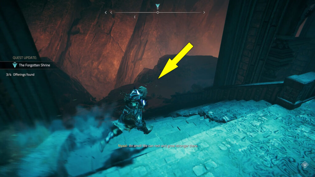 The last Offering is inside a buried chest in the Cult Site area.