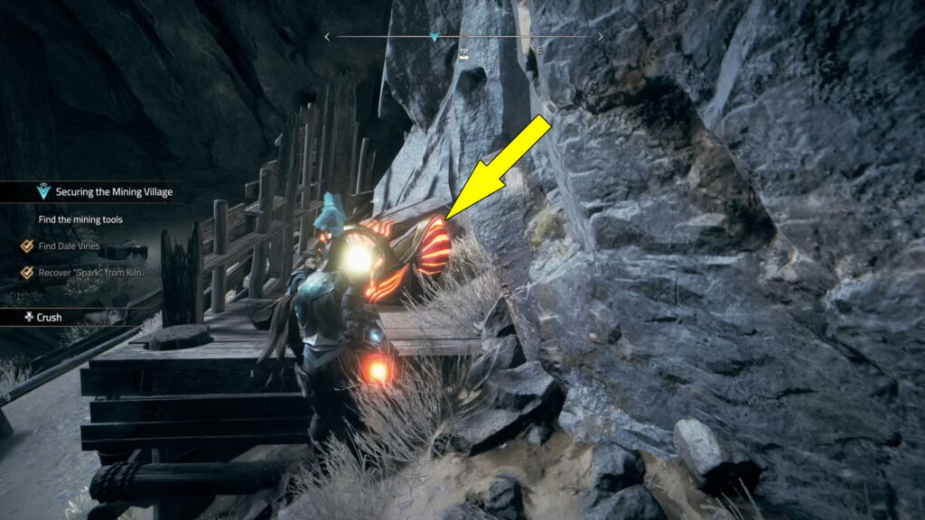The Mining Tools are in a red chest in the Mining Village Cave.