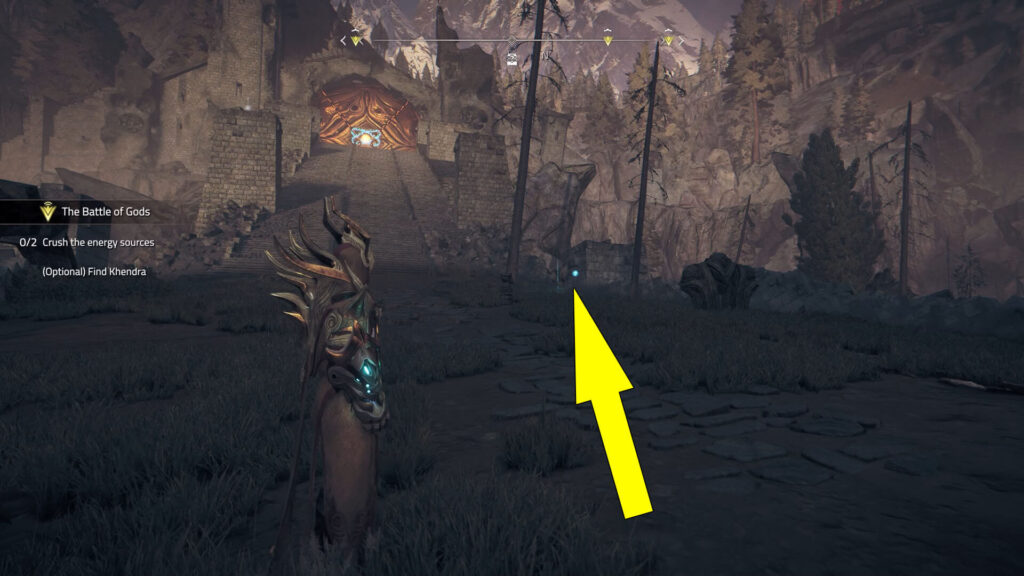 Anvil #2 (Swamp Gate) is located at the bottom of a large staircase