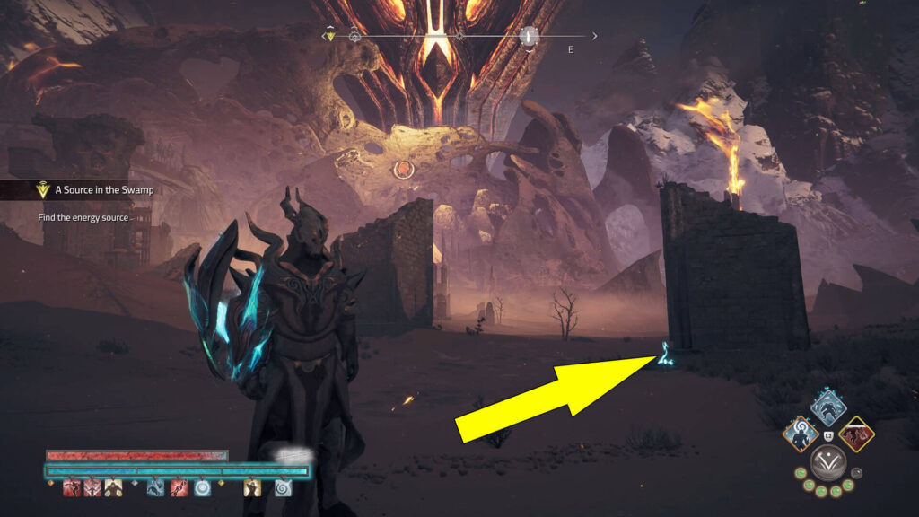 Sealing Totem #2 can be foud next to the remains of a stone tower