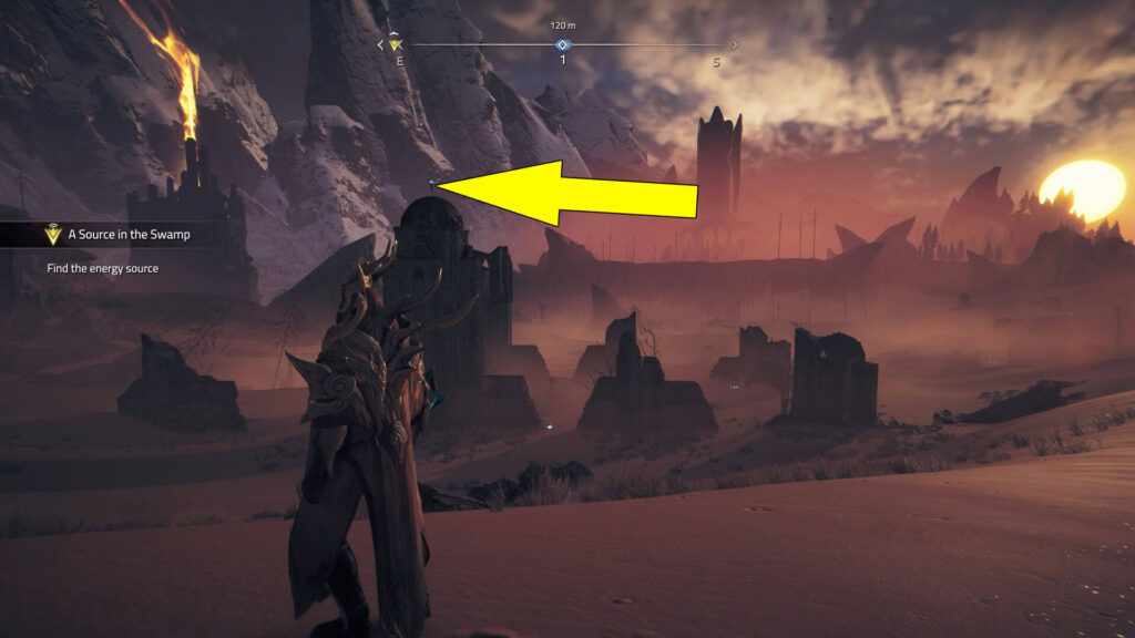 Vantage Point #3 is located on the roof of a tall building