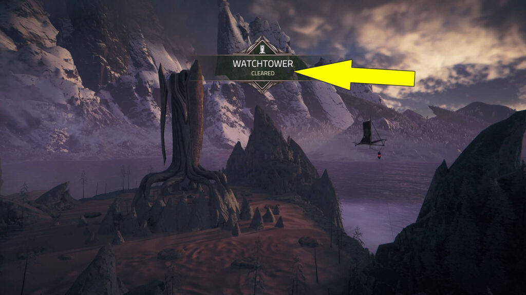 When you clear the Watchtower the haze clears unlocking more activities