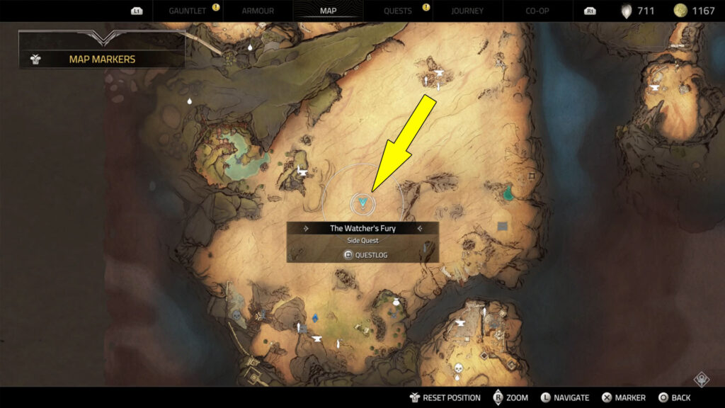 Enter the search area to start the challenge.