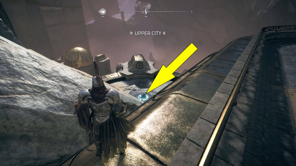 Forgotten Path #2 is located on a balcony in the Upper City area of Lithesta
