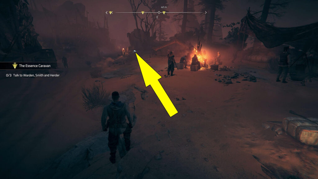 Lore Item #1 is next to some barrels